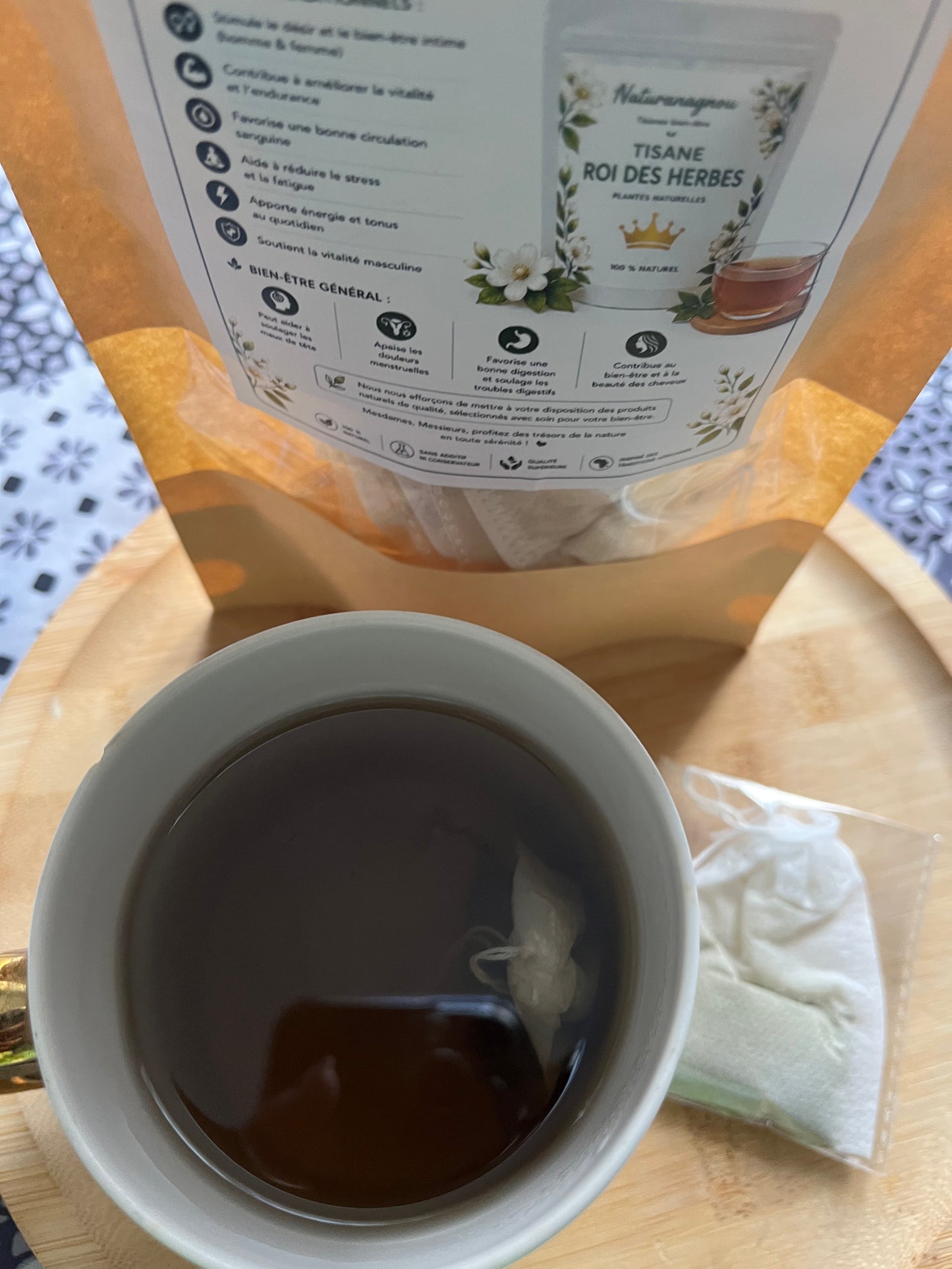 Tisane Roi des Herbes – Sachets d’Infusion (12 sachets )
🌿 Une infusion naturelle inspirée des traditions africaines