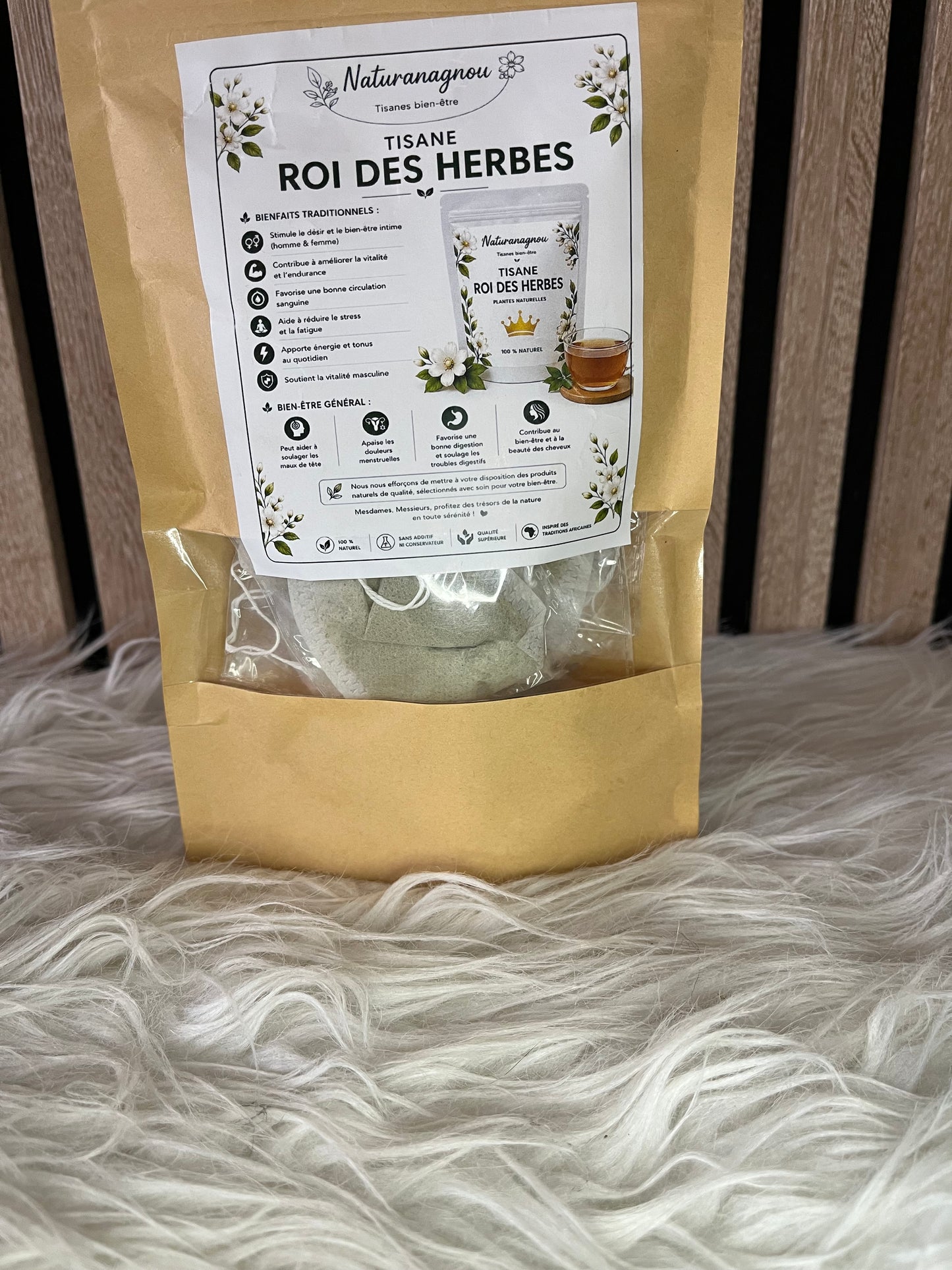 Tisane Roi des Herbes – Sachets d’Infusion (12 sachets )

🌿 Une infusion naturelle inspirée des traditions africaines