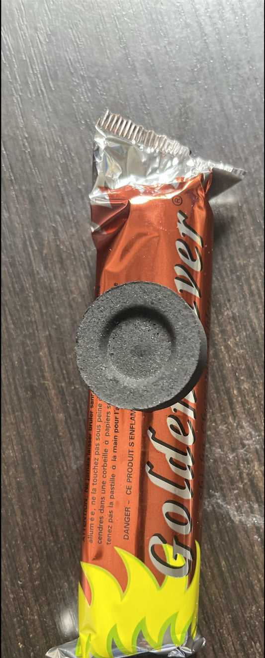 Charbon spécial encens – Rouleau de 10 pastilles