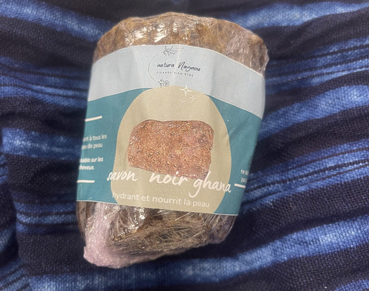 Savon noir africain -anti bouton et tâches, traite les imperfections en profondeur